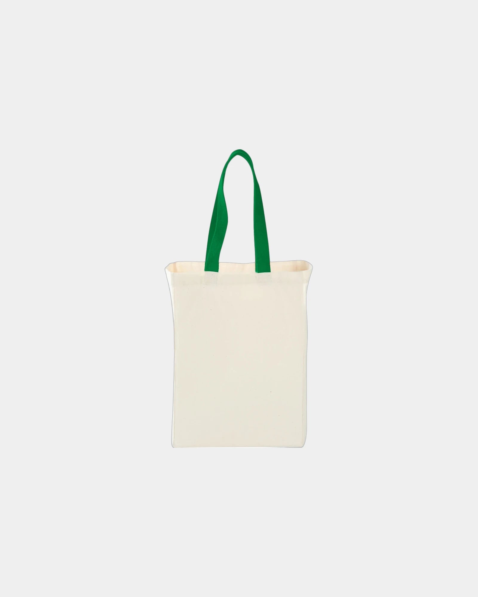 Custom cotton canvas grocery tote bag 5x14x10 inches - 6