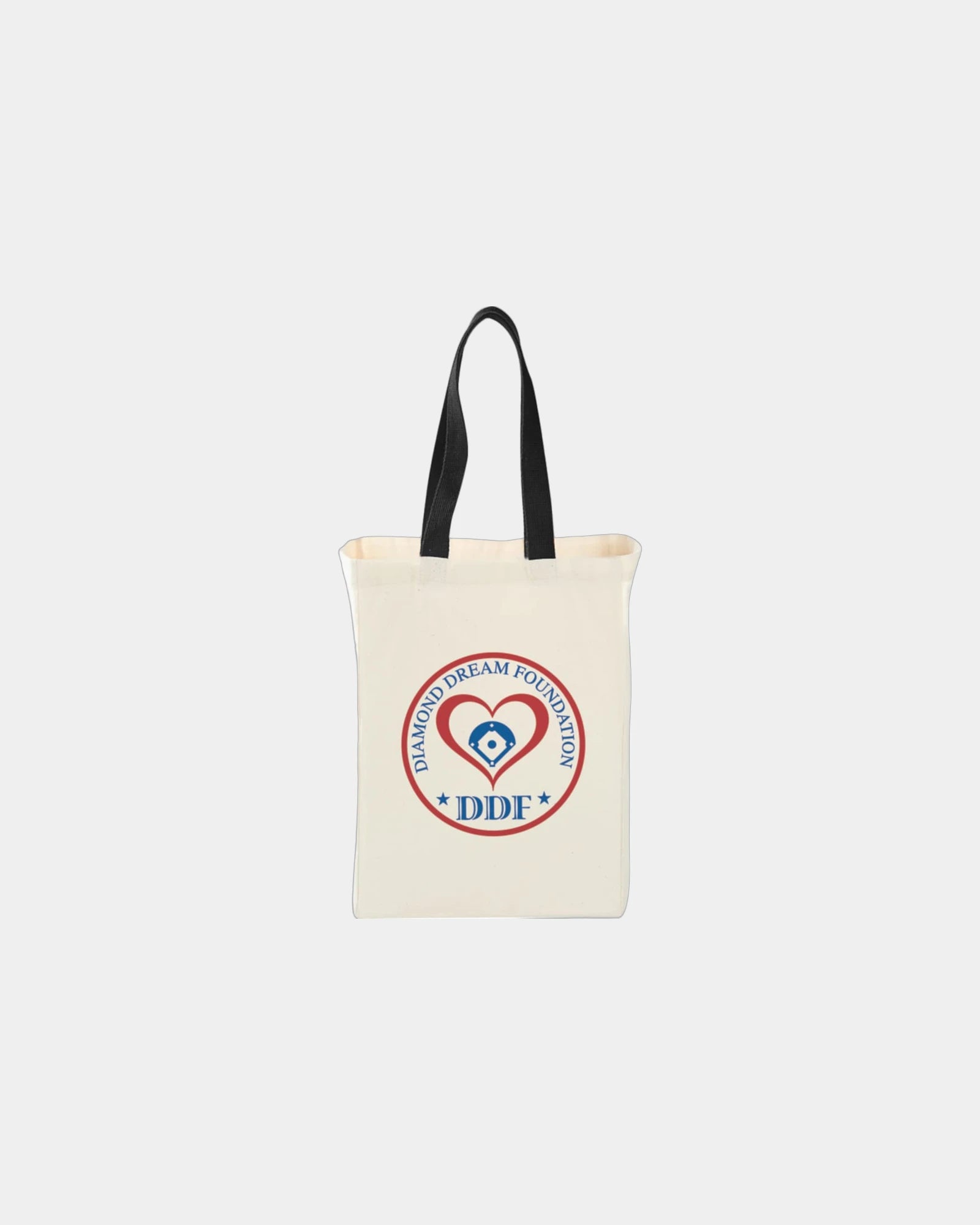 Custom cotton canvas grocery tote bag 5x14x10 inches - 4