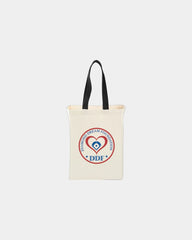 Custom cotton canvas grocery tote bag 5x14x10 inches - 4