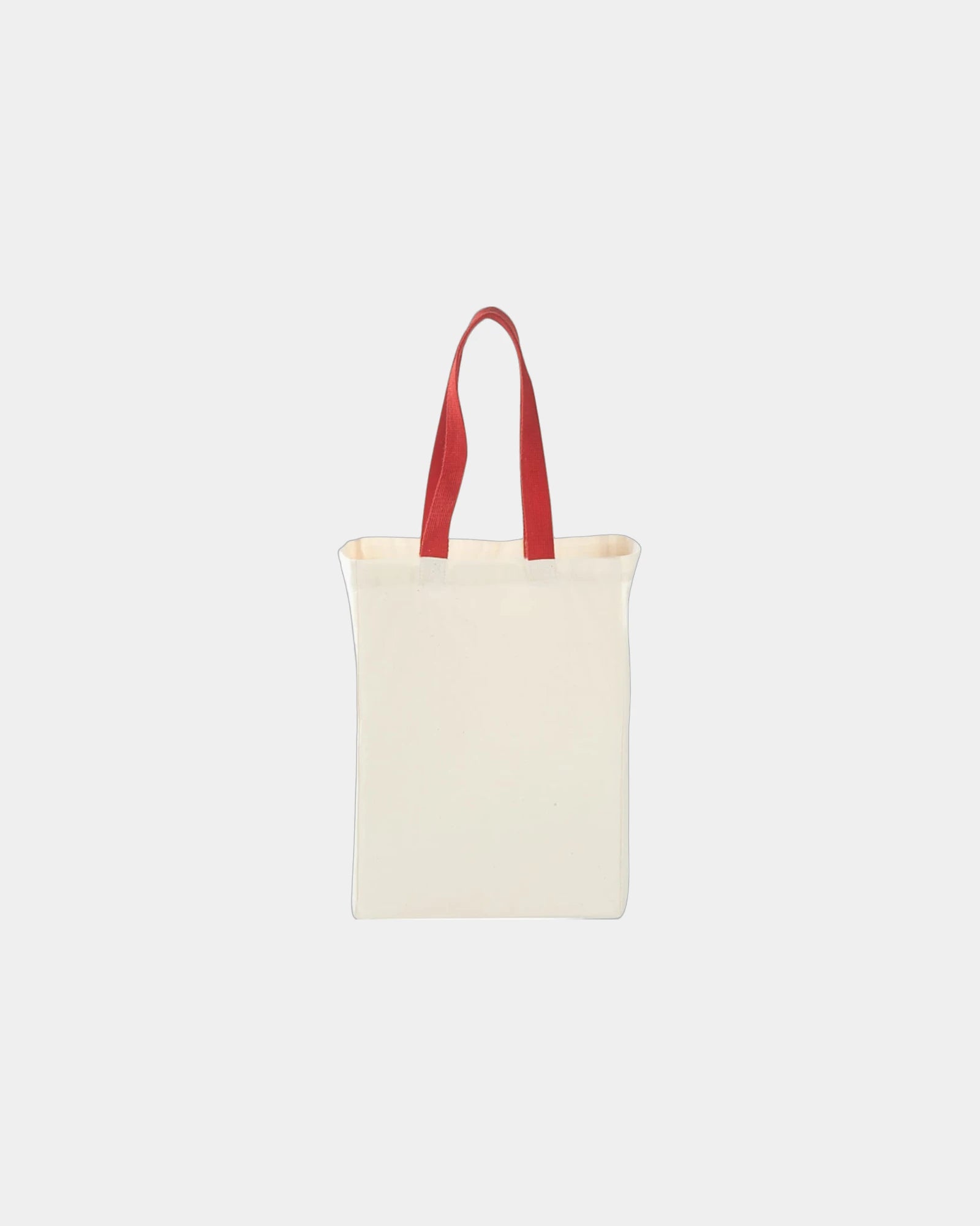 Custom cotton canvas grocery tote bag 5x14x10 inches - 9