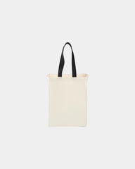 Custom cotton canvas grocery tote bag 5x14x10 inches - 1