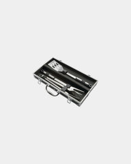 Custom stainless steel BBQ set in aluminum case - 2