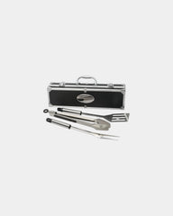 Custom stainless steel BBQ set in aluminum case - 1