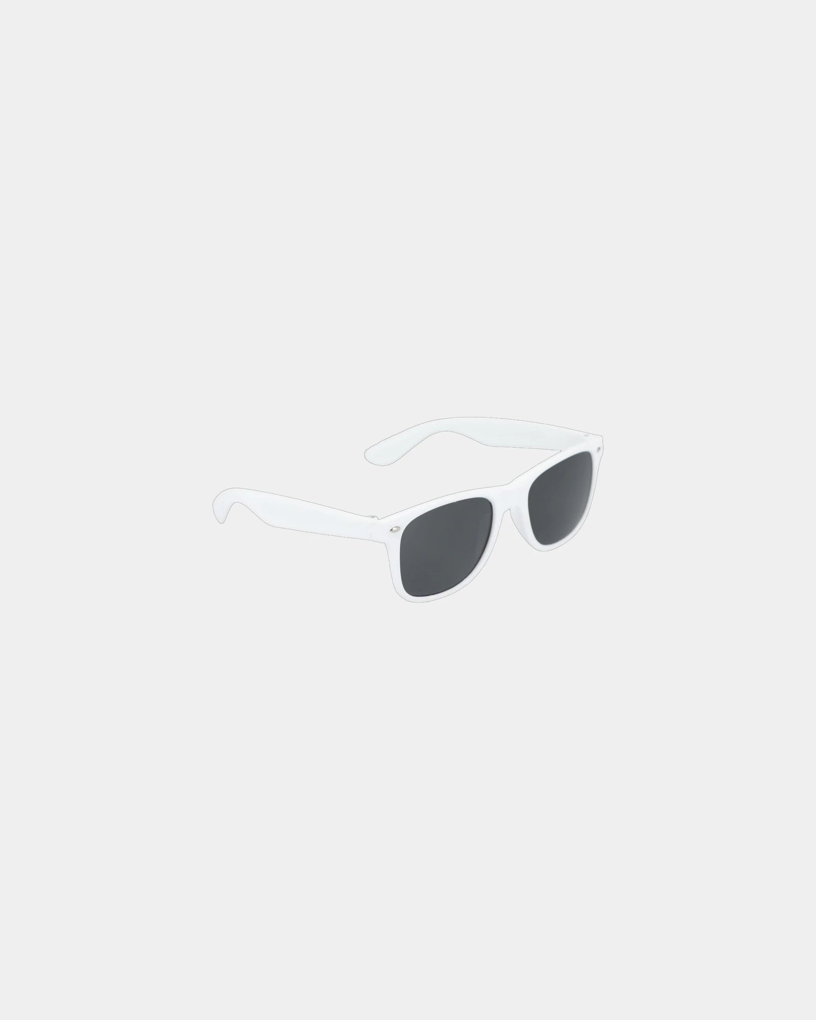 Custom recycled UV400 folding sunglasses, unisex - White (Wh)