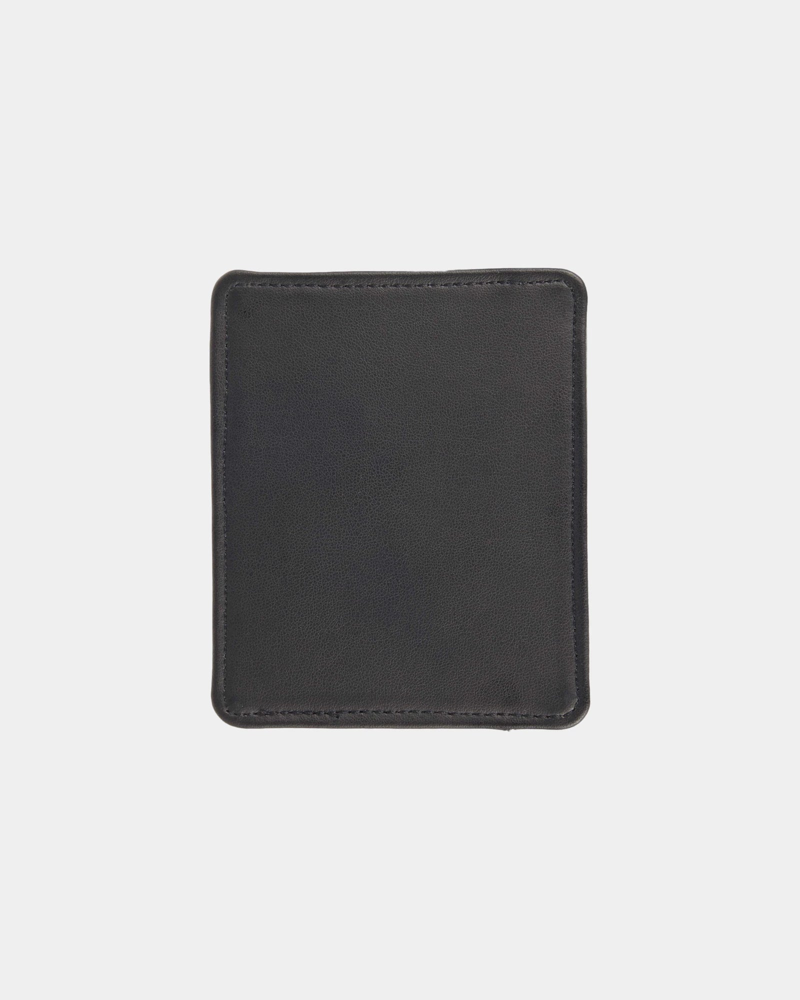 Custom recycled RPET PU AirTag wallet with card slots - Black (Bk)