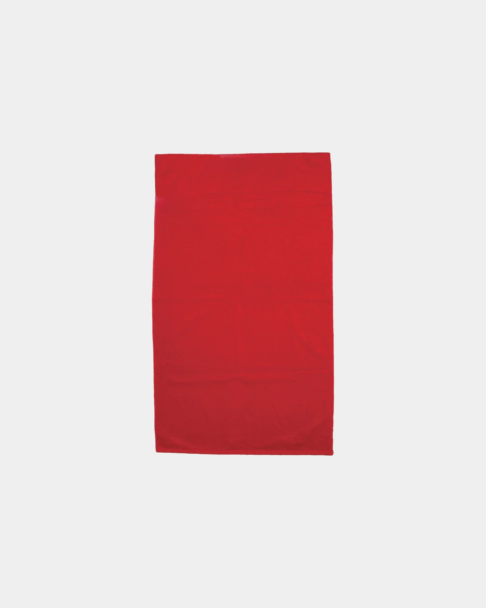 Custom cotton beach towel 35 x 60 in colored options - Red (Rd)
