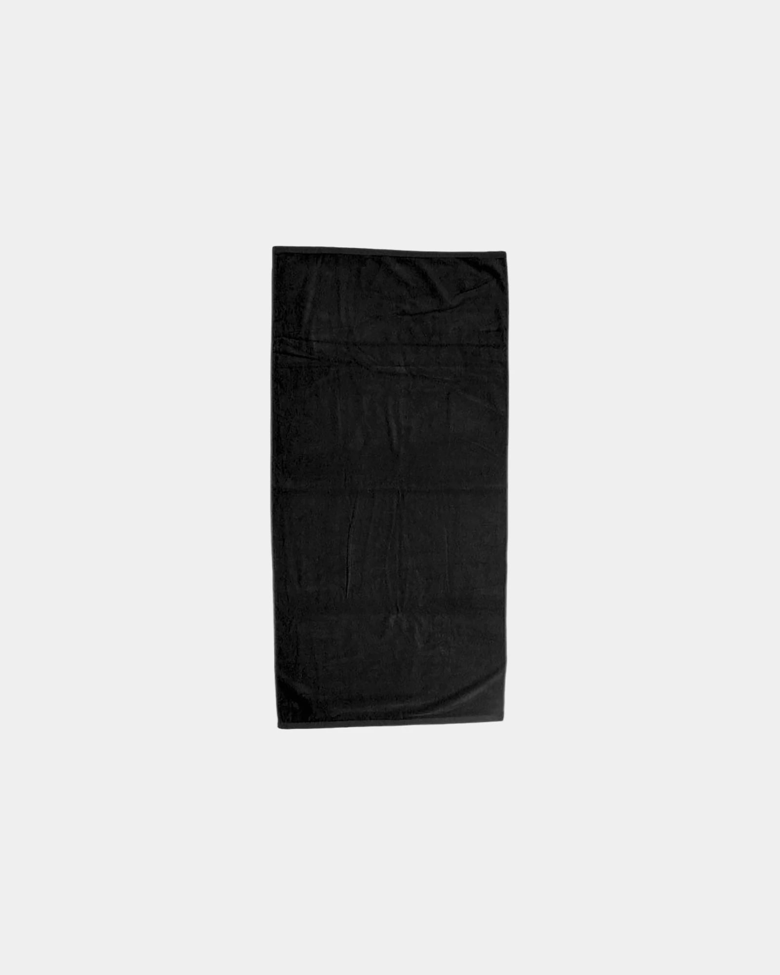 Custom cotton beach towel 30 x 60 in gift - Black (Bk)