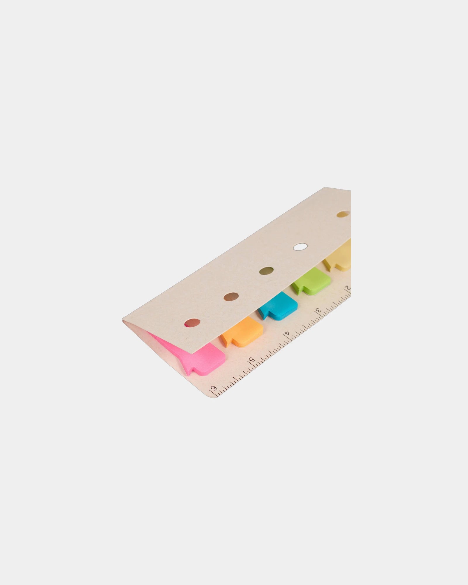 Custom recycled sticky notes and ruler pad set - 2