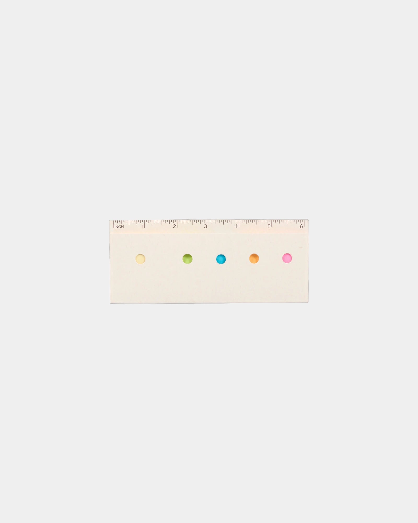 Custom recycled sticky notes and ruler pad set - White (Wh)