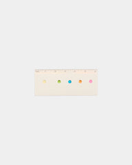 Custom recycled sticky notes and ruler pad set - White (Wh)