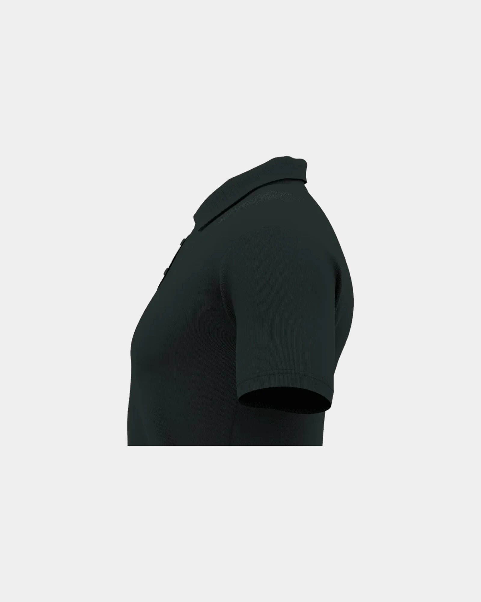 Custom performance mesh pique polo moisture-wicking - Deepblack