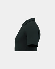 Custom performance mesh pique polo moisture-wicking - Deepblack