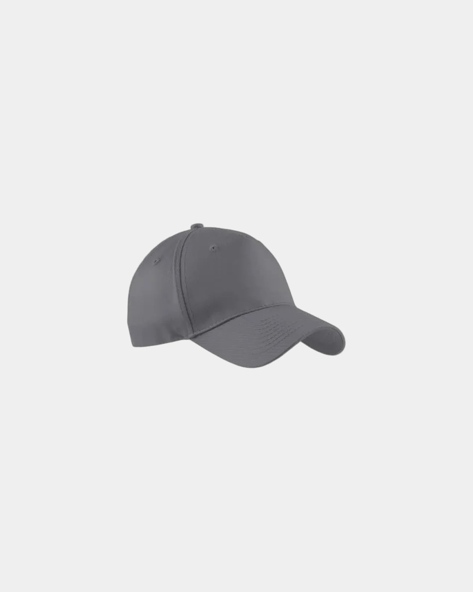 Custom structured cotton twill five-panel cap - Charcoal