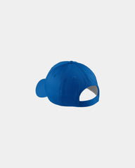 Custom structured cotton twill five-panel cap - Royal