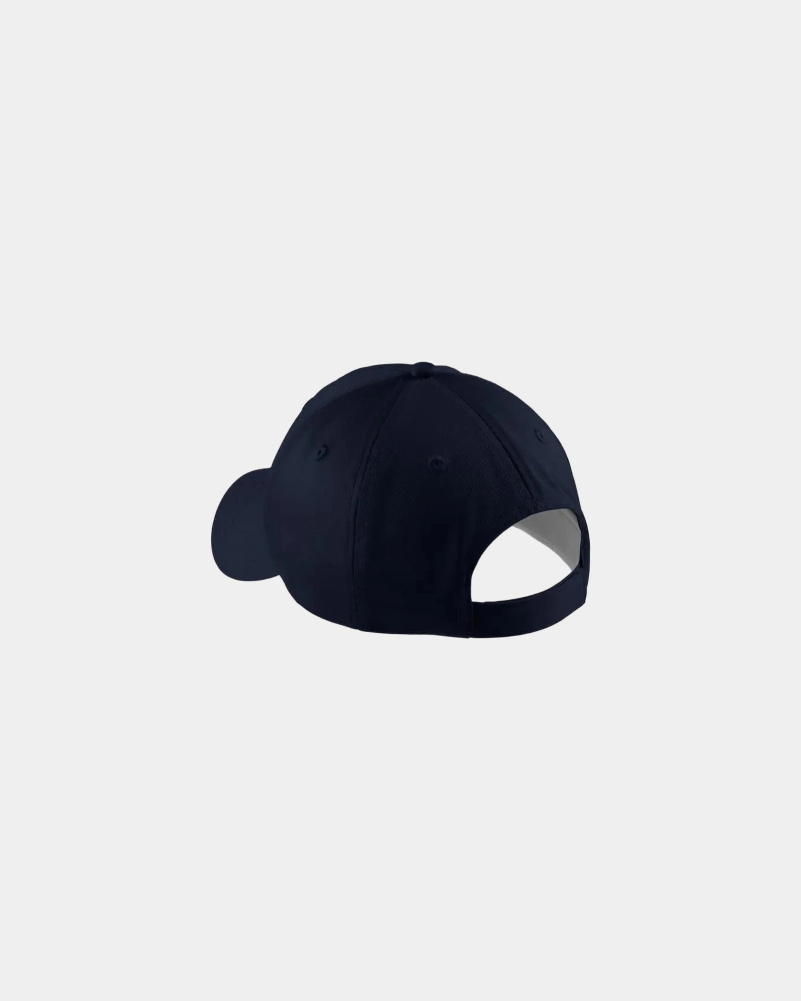 Custom structured cotton twill five-panel cap - Navy