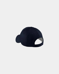 Custom structured cotton twill five-panel cap - Navy