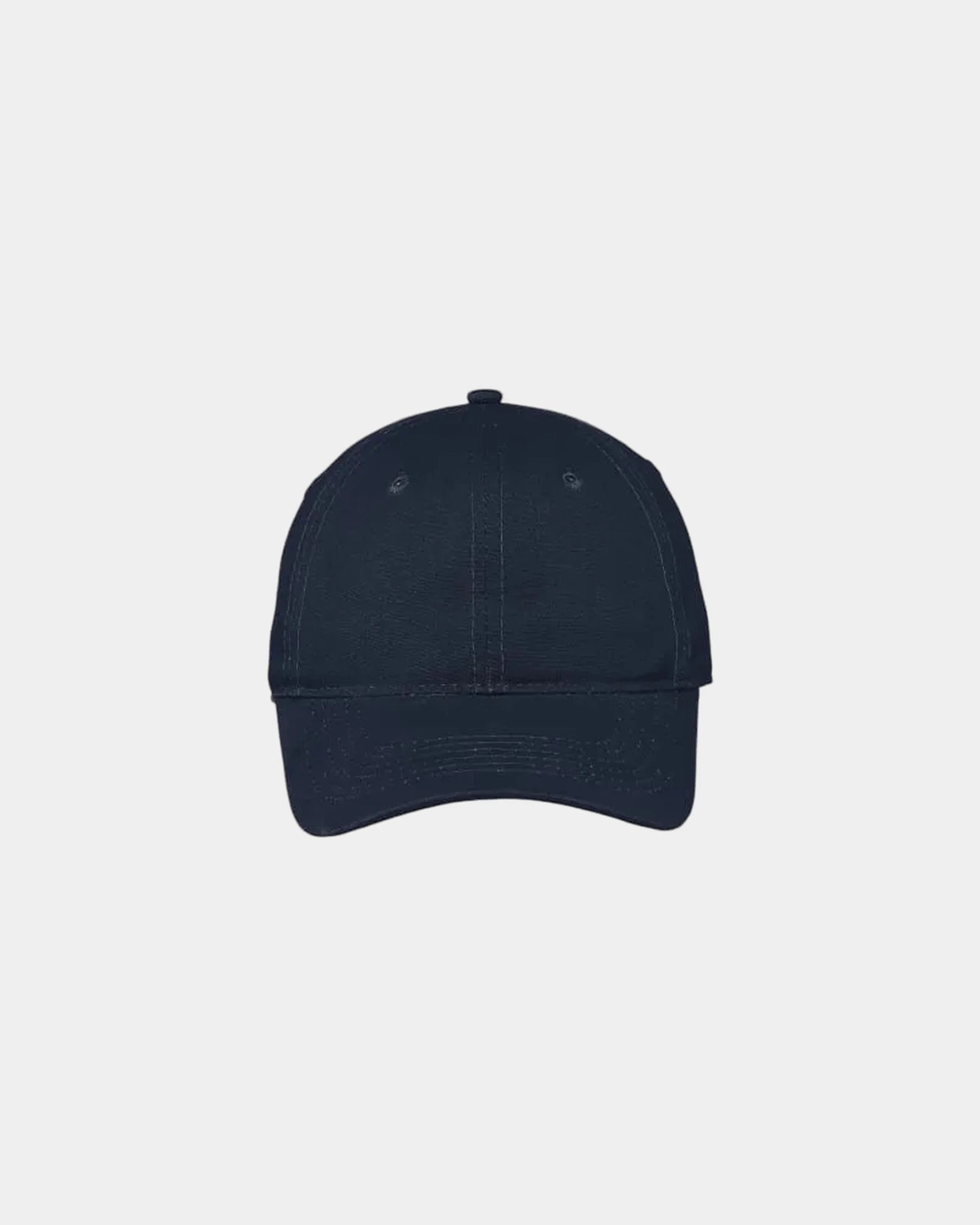 Custom brushed cotton canvas low-profile cap - Navy
