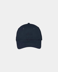 Custom brushed cotton canvas low-profile cap - Navy