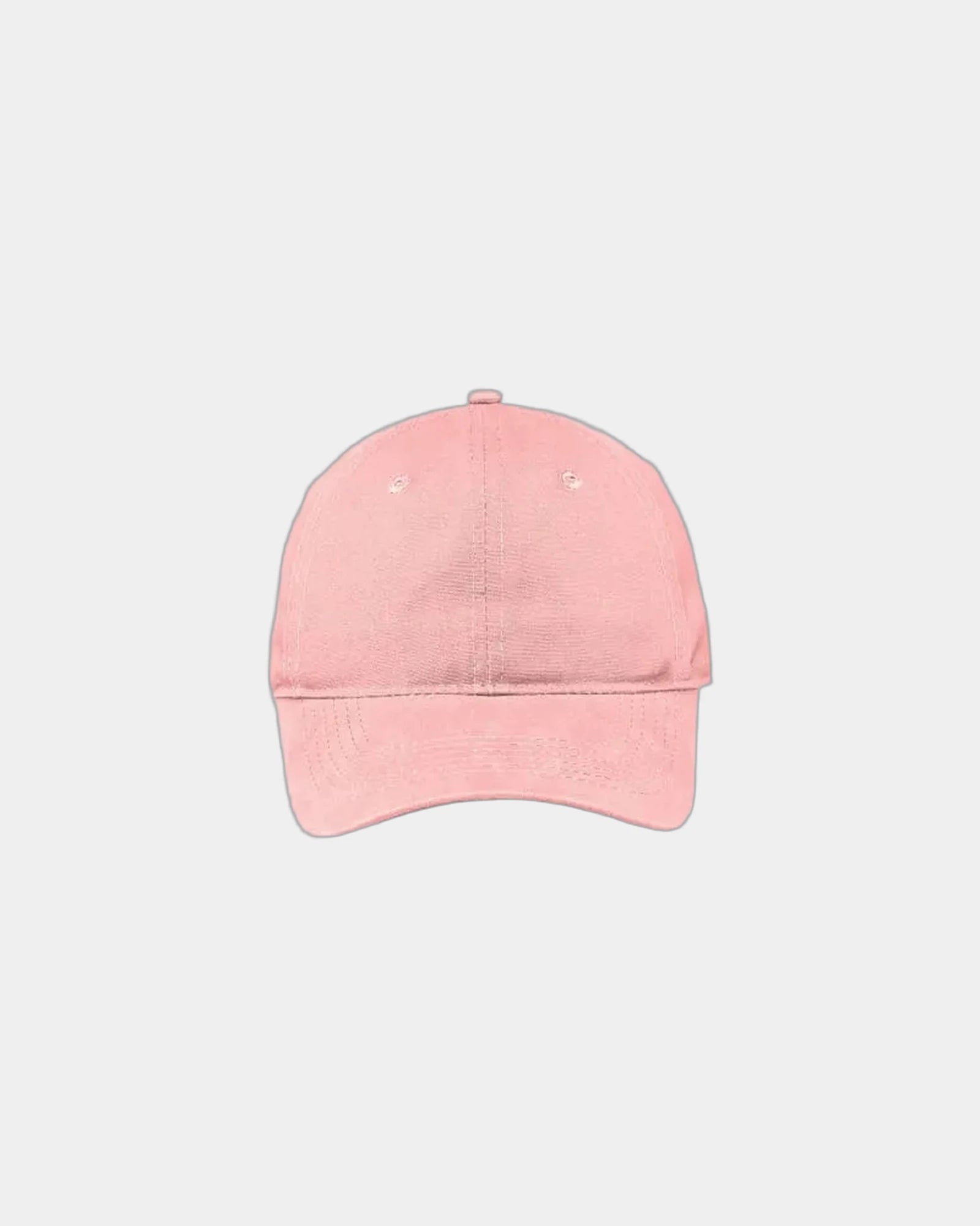 Custom brushed cotton canvas low-profile cap - Light Pink