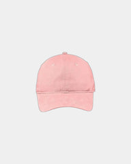 Custom brushed cotton canvas low-profile cap - Light Pink