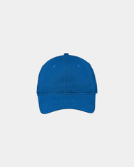 Custom brushed cotton canvas low-profile cap - Royal