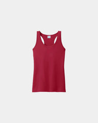 Custom UPF 50 moisture-wicking women's performance tank - Red