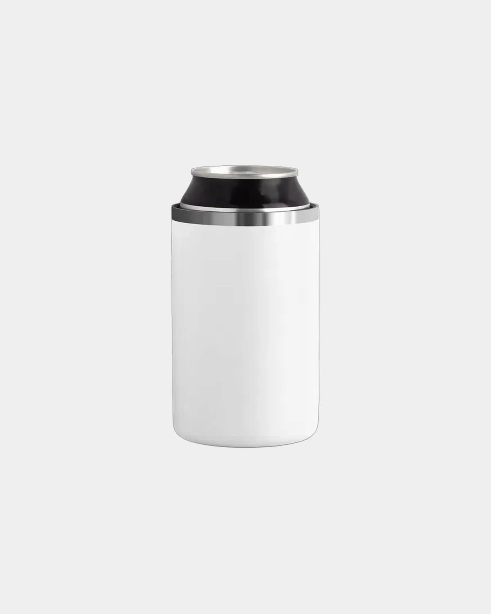 Custom stainless steel can cooler for beverages - White