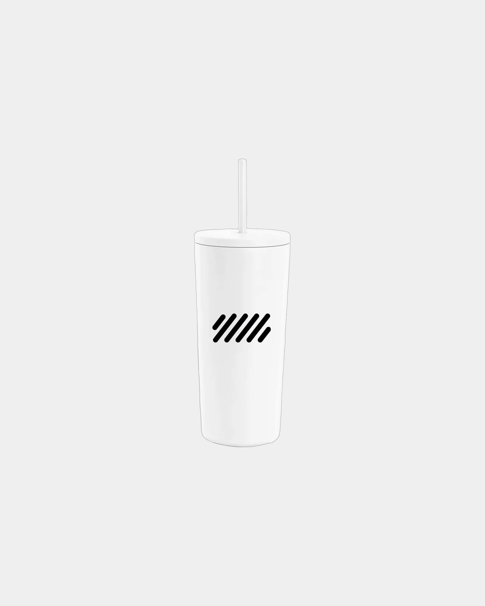 Custom insulated stainless steel 20 oz tumbler - Winter White