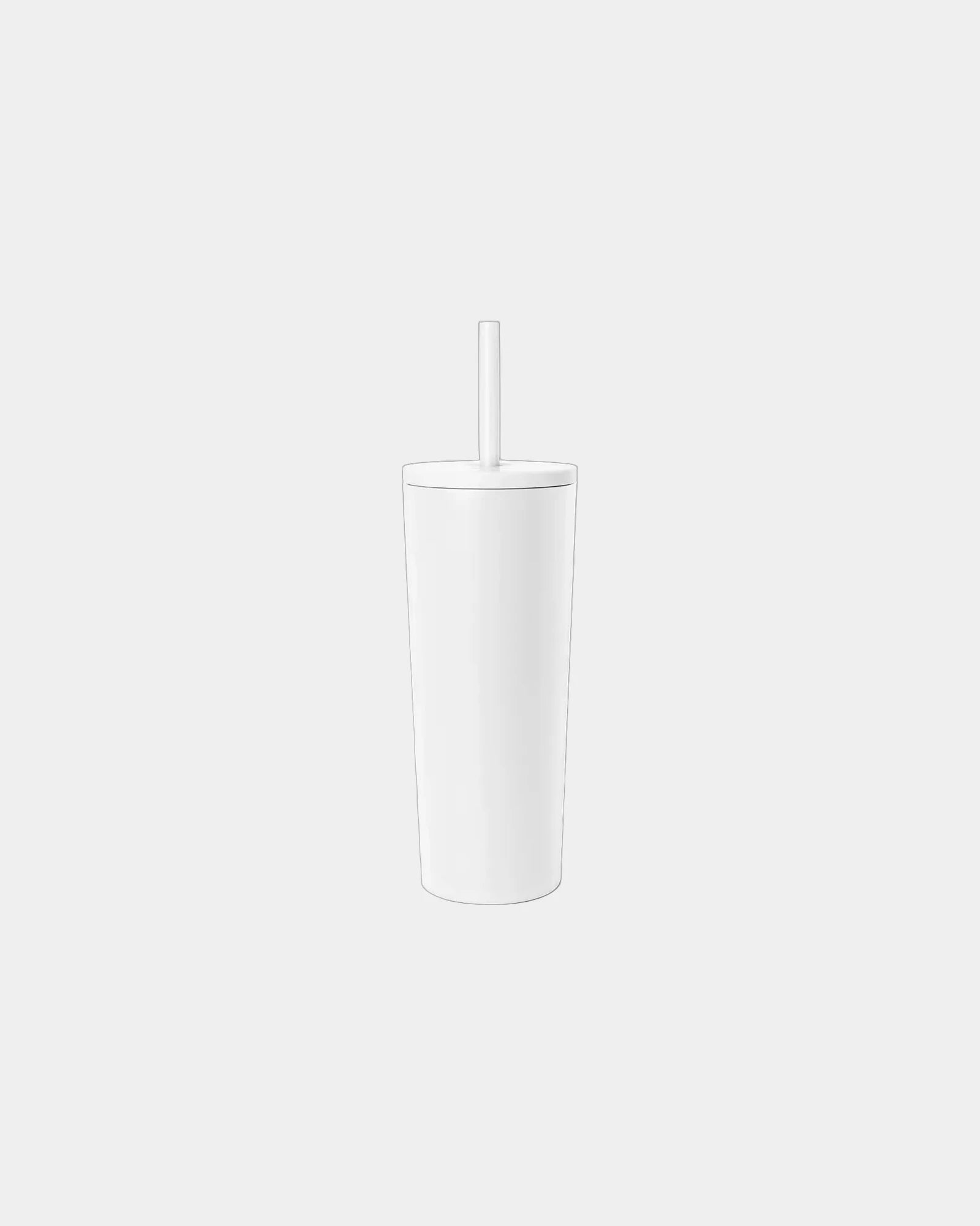 Branded stainless steel 24-oz insulated tumbler - Winter White