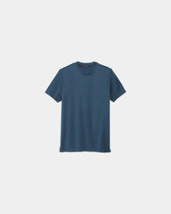 Custom stretch jersey t-shirt Mercer+Mettle crew - Insblue