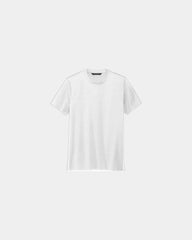 Custom stretch jersey t-shirt Mercer+Mettle crew - White