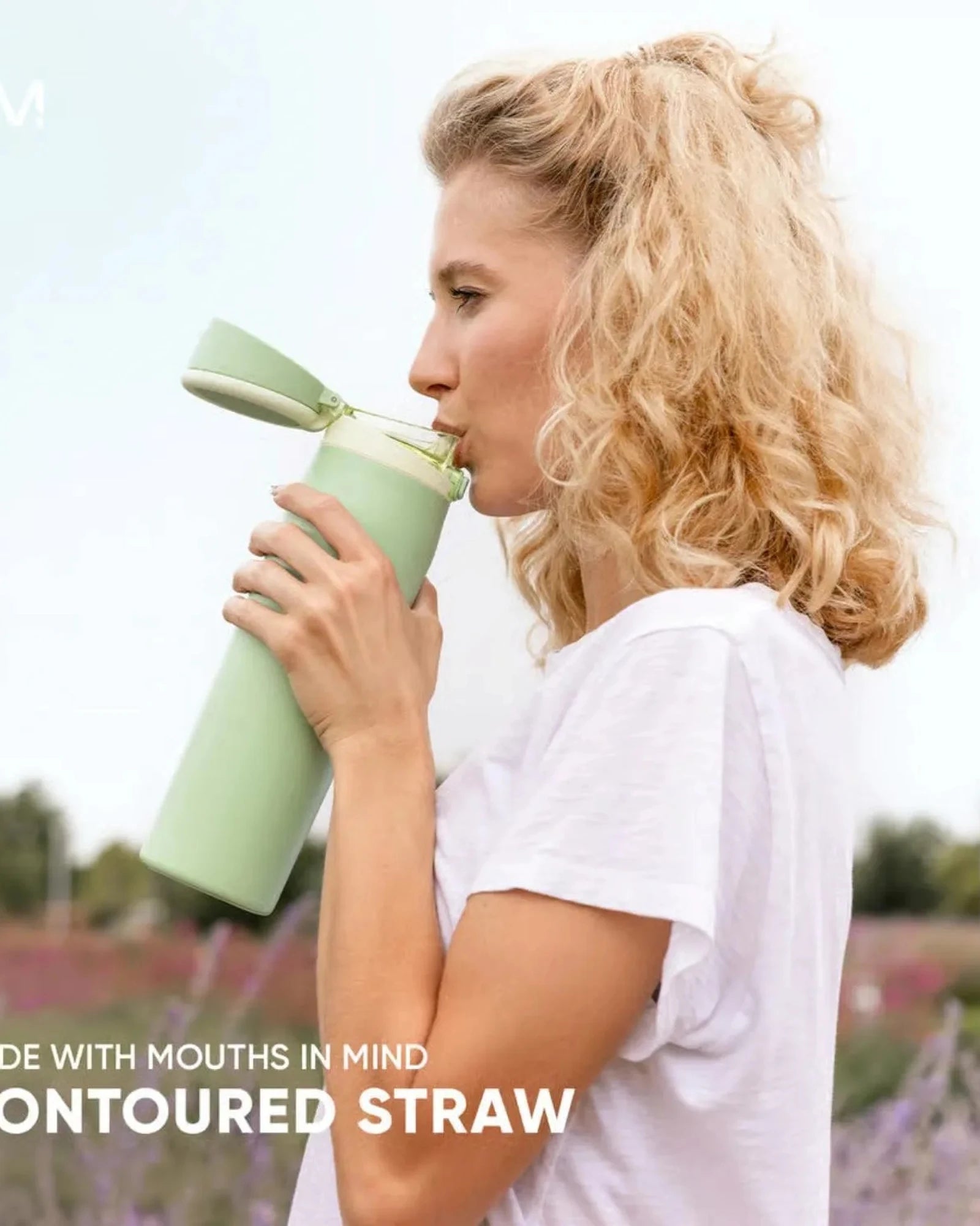 Custom stainless steel 24 oz insulated water bottle - 1