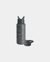 Custom insulated 32 oz stainless steel water bottle - Gray