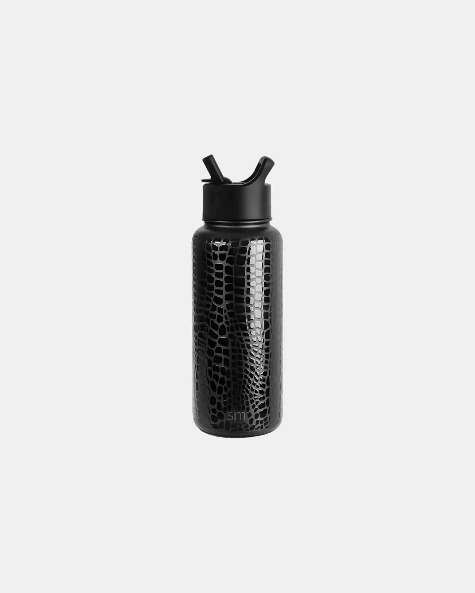 Custom insulated 32 oz stainless steel water bottle - Crocodile