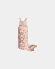 Custom insulated 32 oz stainless steel water bottle - Desert Mosaic