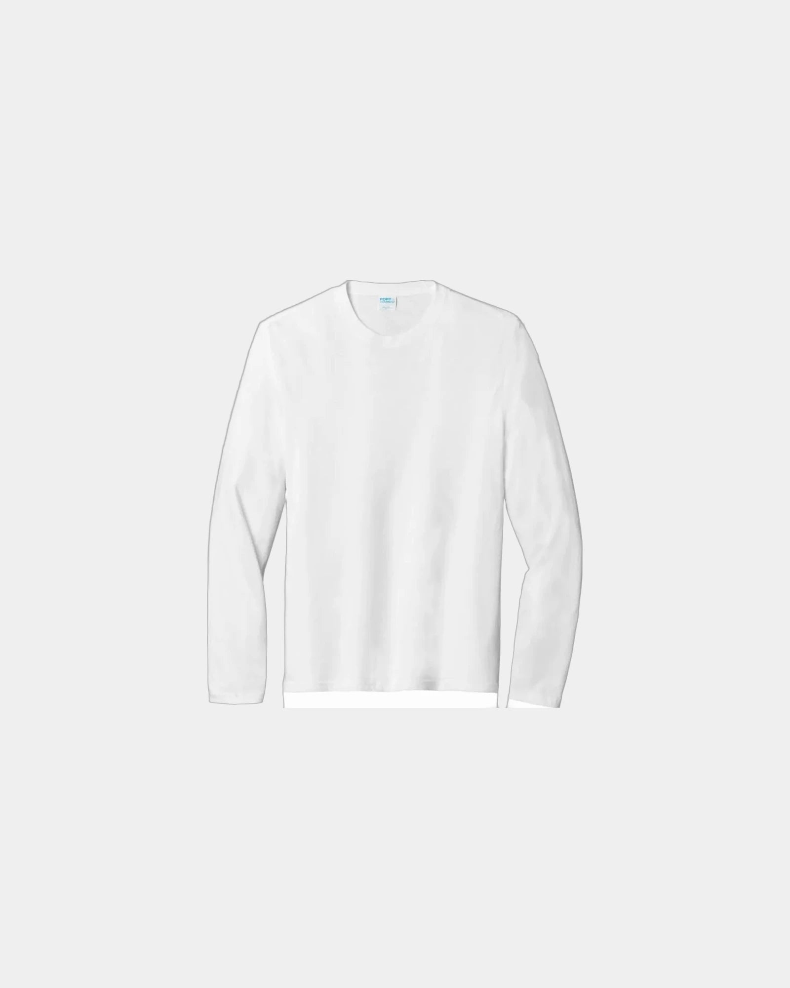 Custom tri-blend long sleeve tee for teams - White