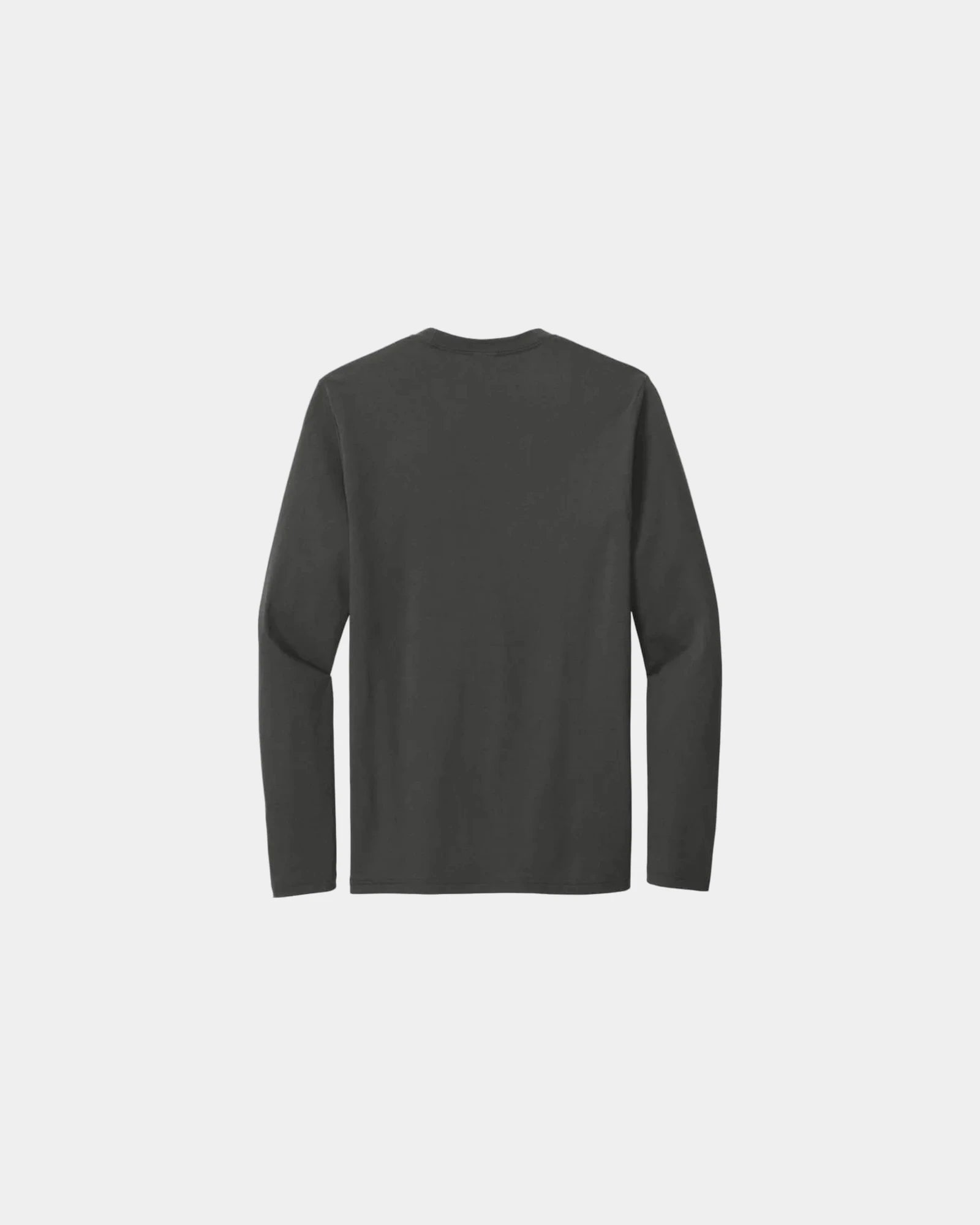 Custom tri-blend long sleeve tee for teams - Coalgrey