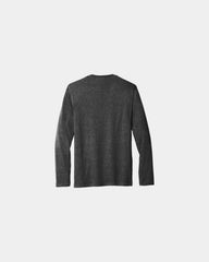 Custom tri-blend long sleeve tee for teams - Blkhthr