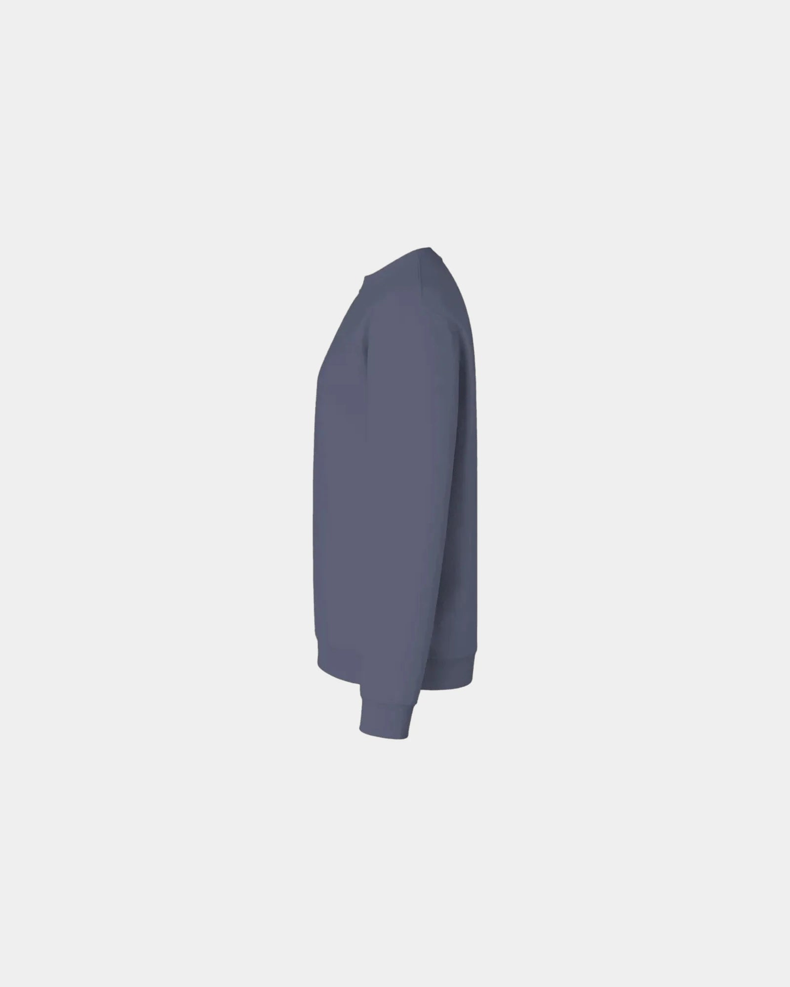 Custom fleece crewneck sweatshirt for teams - Hthr Navy