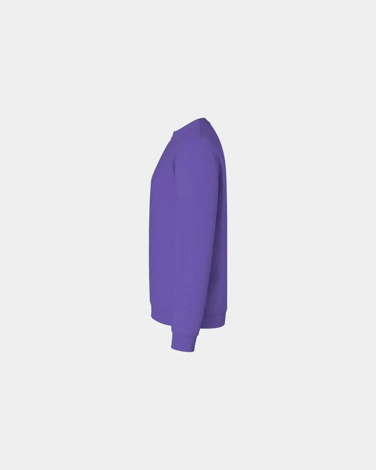 Custom fleece crewneck sweatshirt for teams - Purple