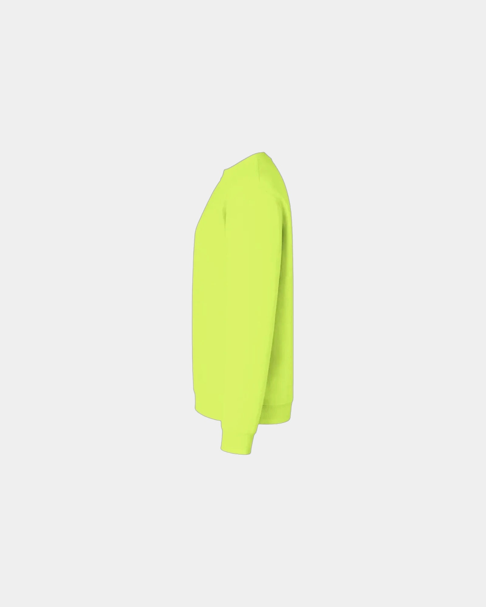 Custom fleece crewneck sweatshirt for teams - Neon Yellow