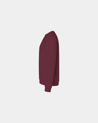 Custom fleece crewneck sweatshirt for teams - Maroon