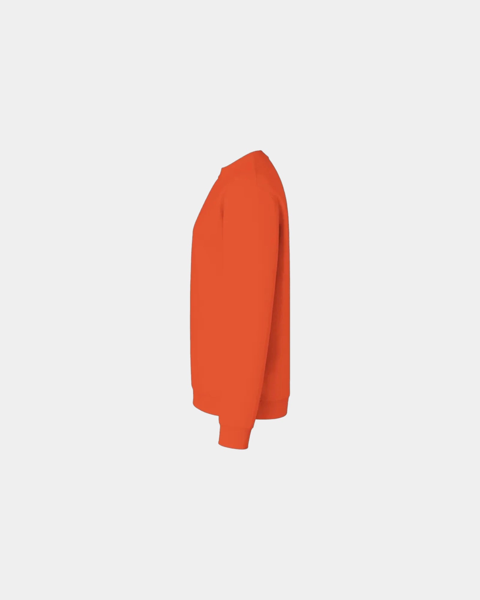 Custom fleece crewneck sweatshirt for teams - Orange
