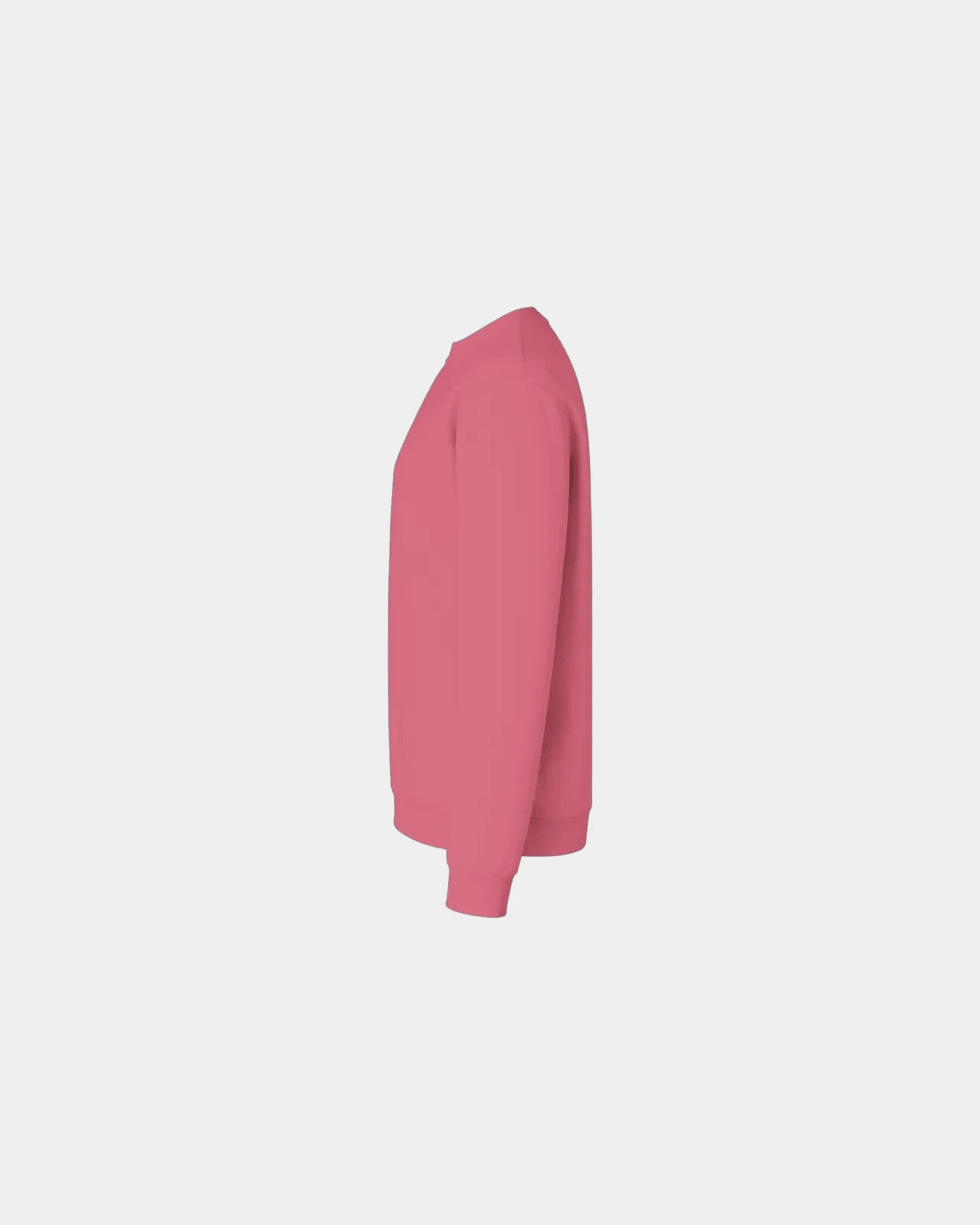 Custom fleece crewneck sweatshirt for teams - Hthr Red