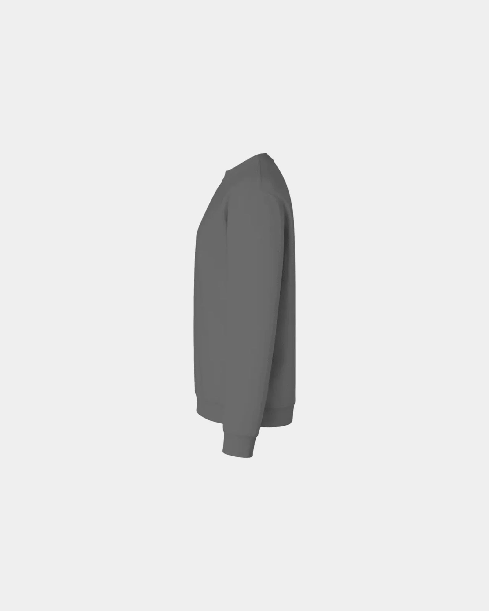 Custom fleece crewneck sweatshirt for teams - Charcoal