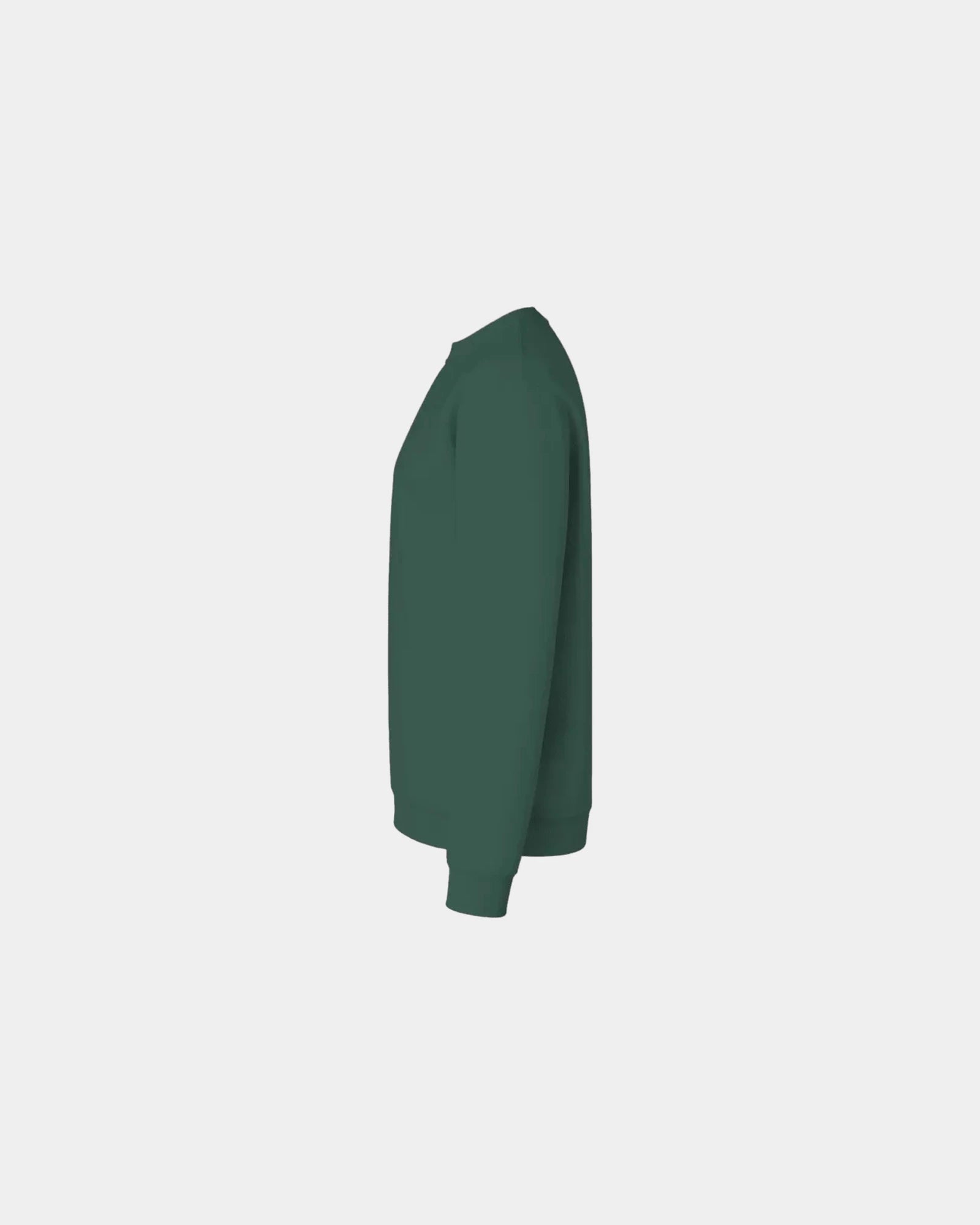Custom fleece crewneck sweatshirt for teams - Dark Green
