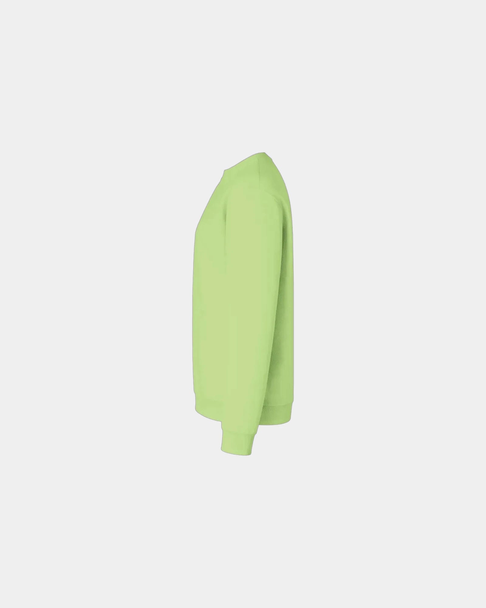 Custom fleece crewneck sweatshirt for teams - Lime