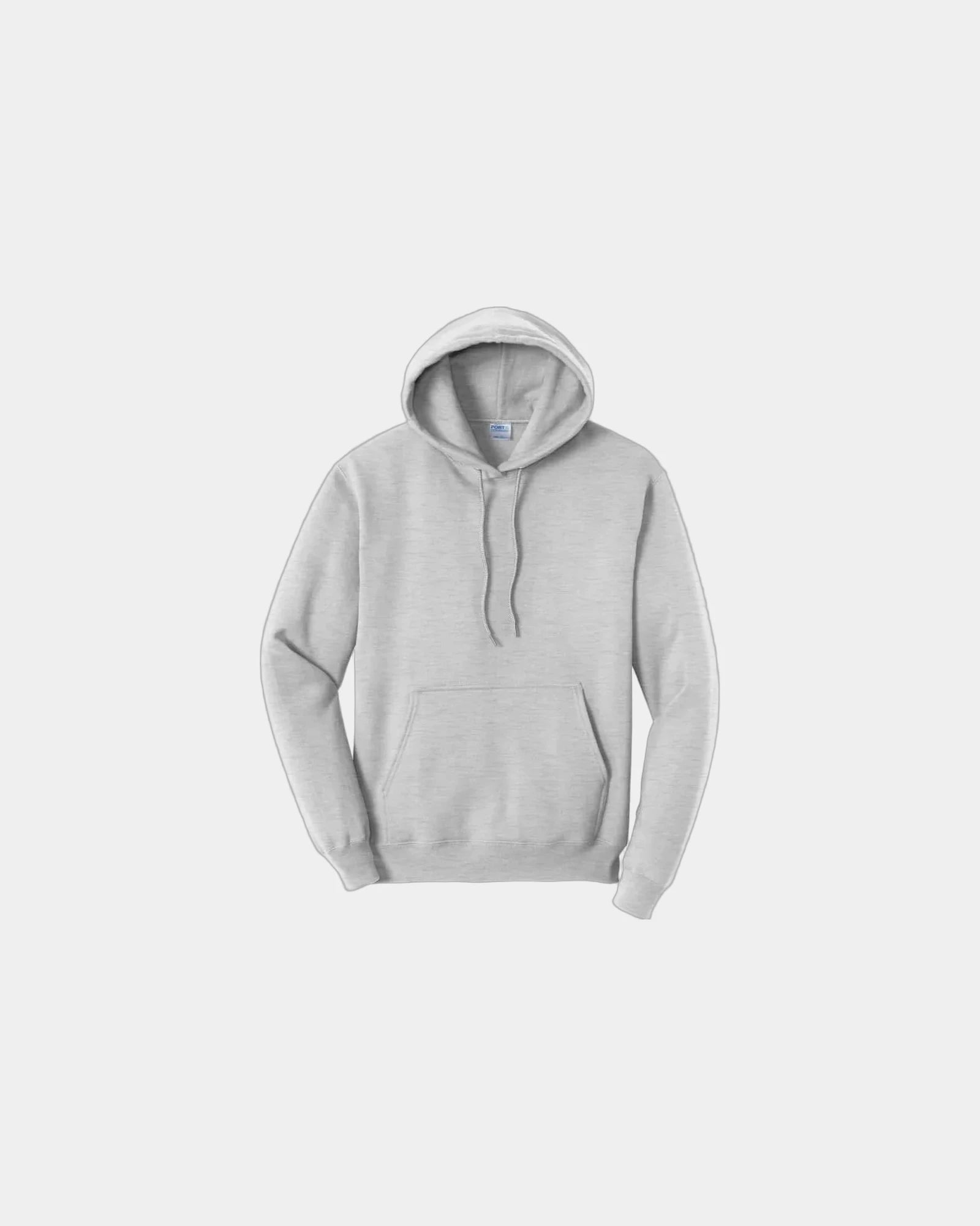 Custom fleece hooded sweatshirt for teams and events - Ash