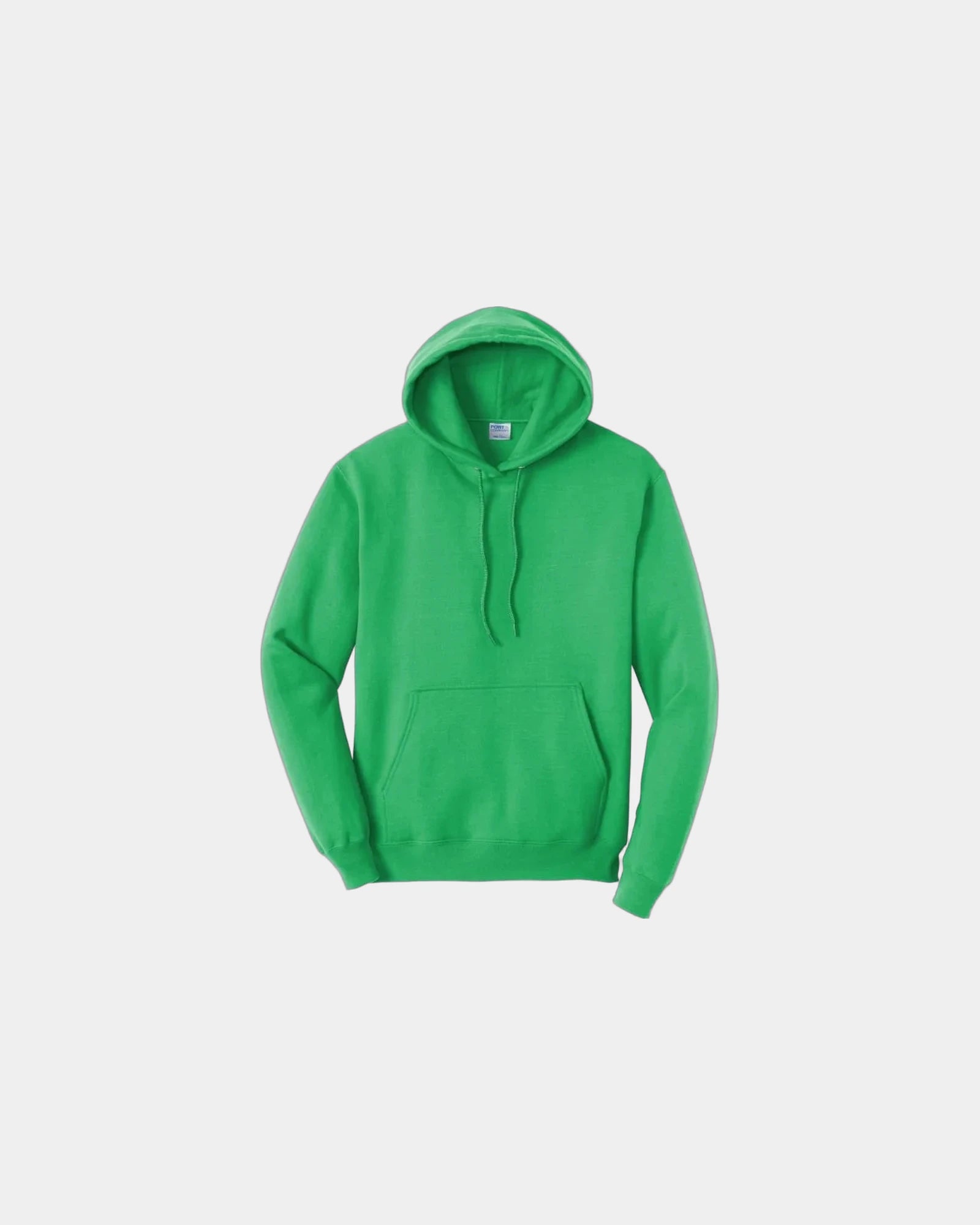 Custom fleece hooded sweatshirt for teams and events - Clover Green