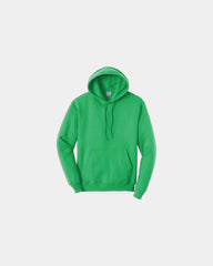 Custom fleece hooded sweatshirt for teams and events - Clover Green